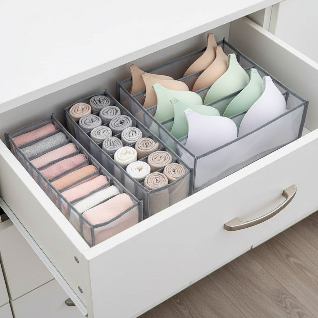 Mesh Grid Underwear Organizer Kit - BUY 2 GET 3