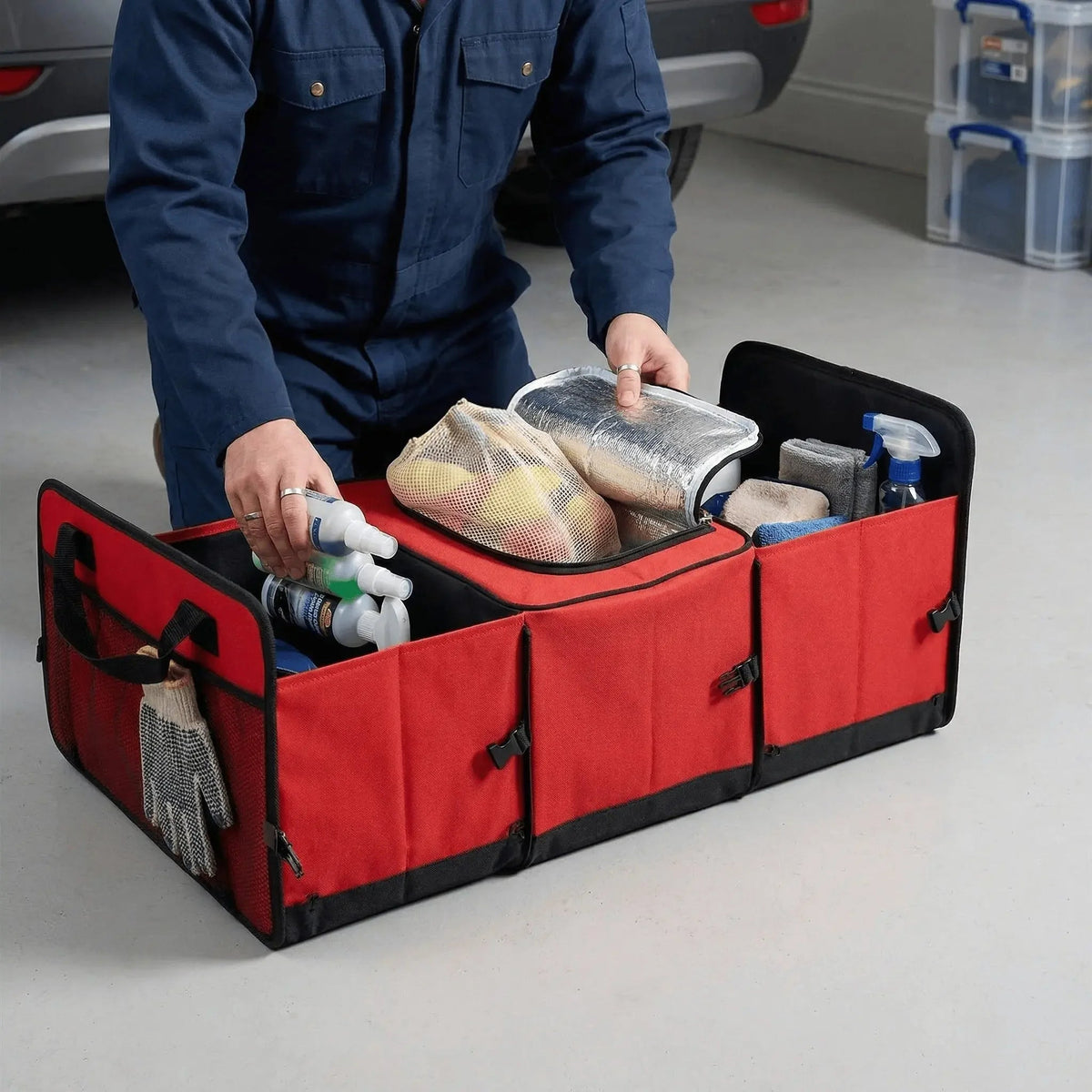 Trunk Organizer with Thermal Compartment