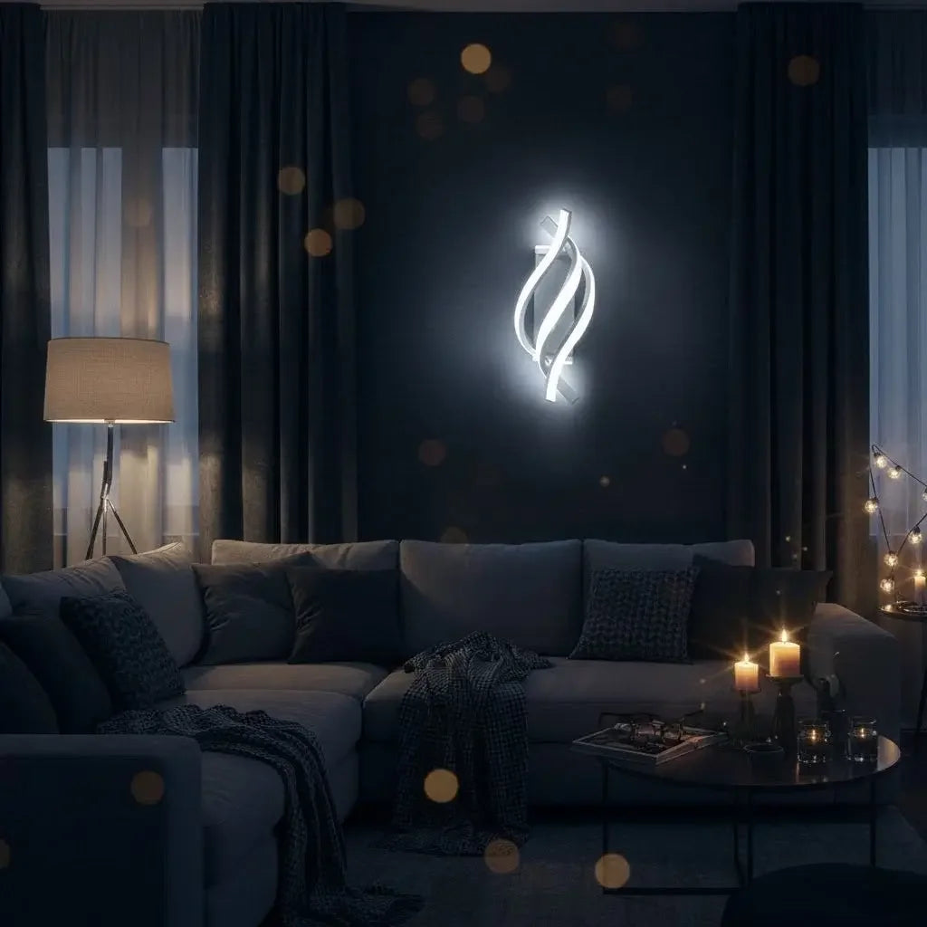Modern Spiral LED Wall Sconce
