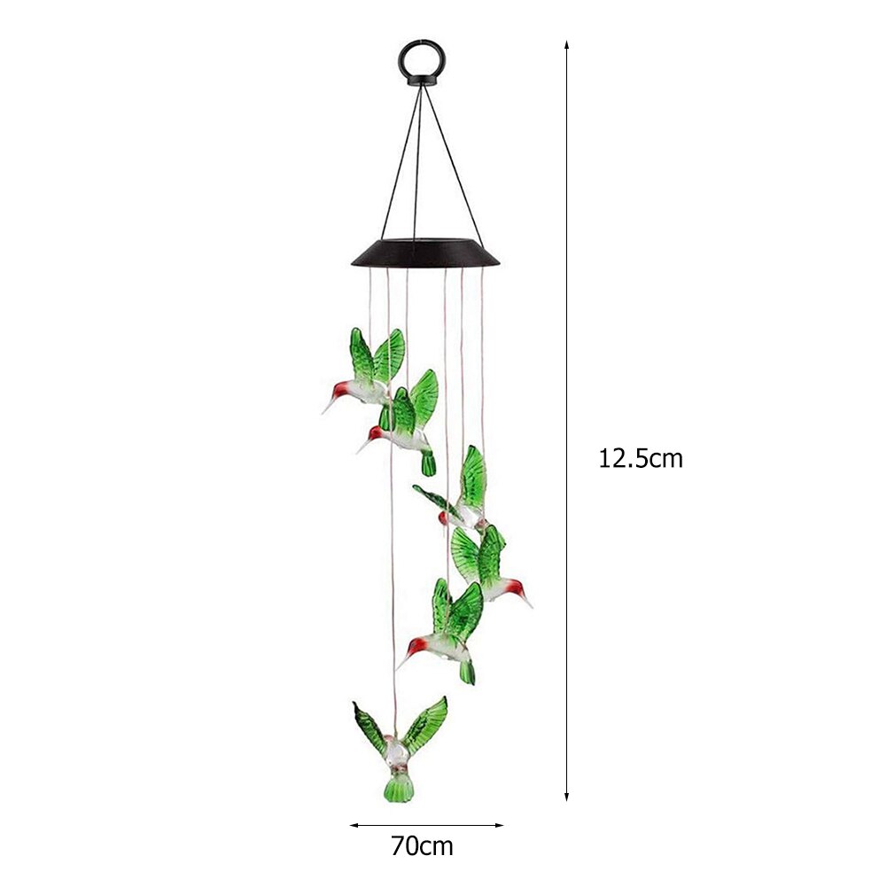 Eco Bird Solar Light Hummingbird Lamp