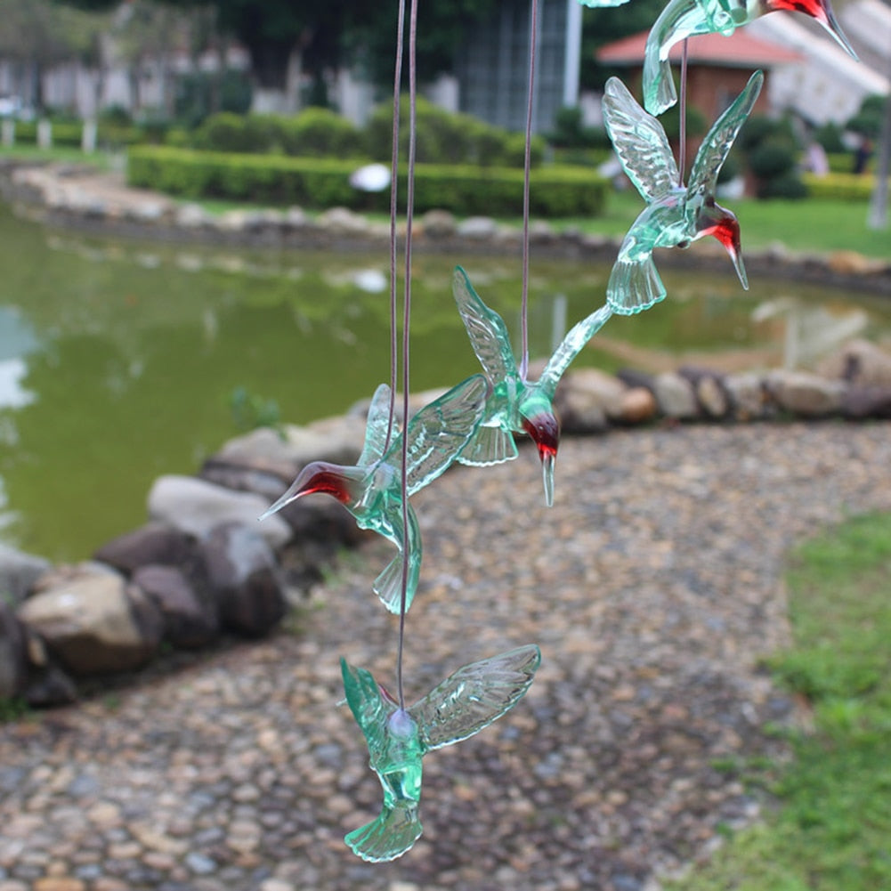 Eco Bird Solar Light Hummingbird Lamp