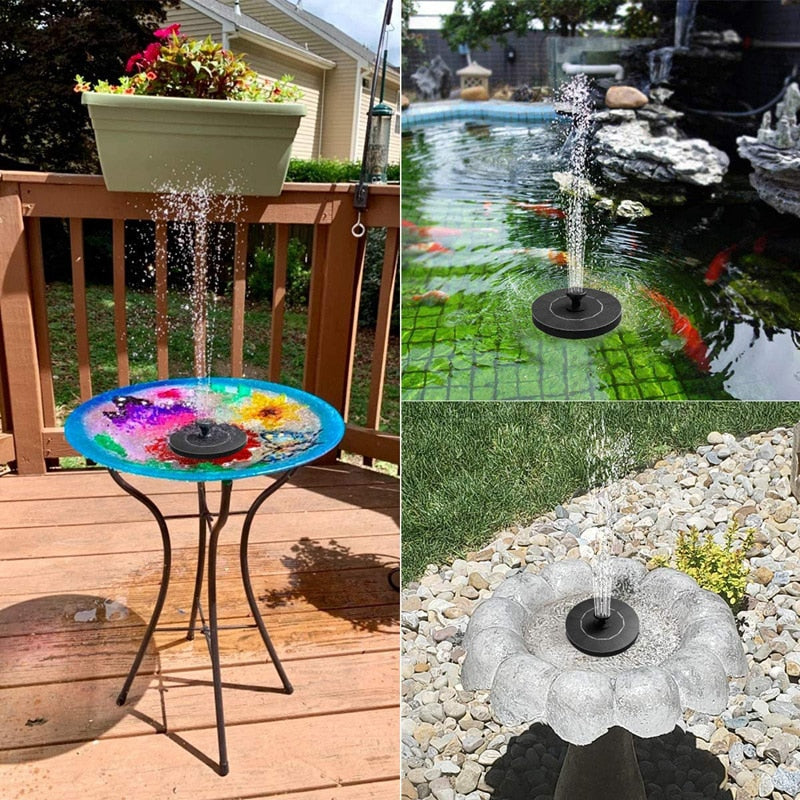 Solary Solar Powered Water Fountain