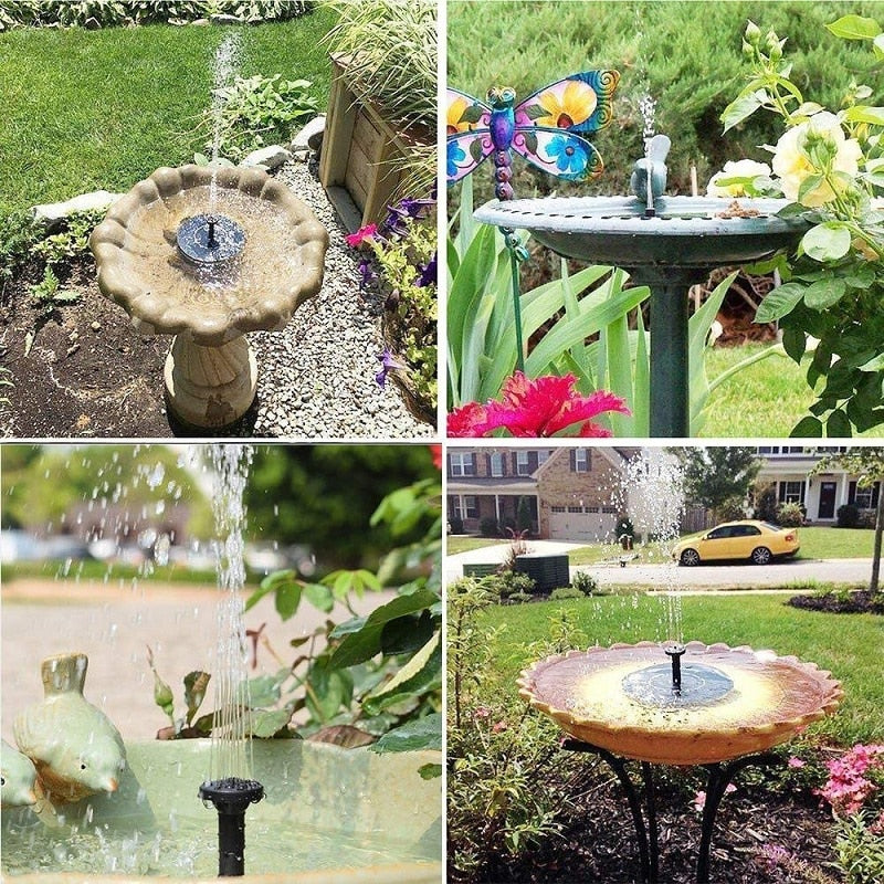 Solary Solar Powered Water Fountain