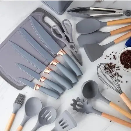 Complete Kitchen Utensils Set Kit 19 Pieces