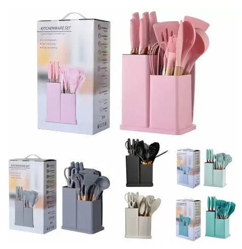 Complete Kitchen Utensils Set Kit 19 Pieces