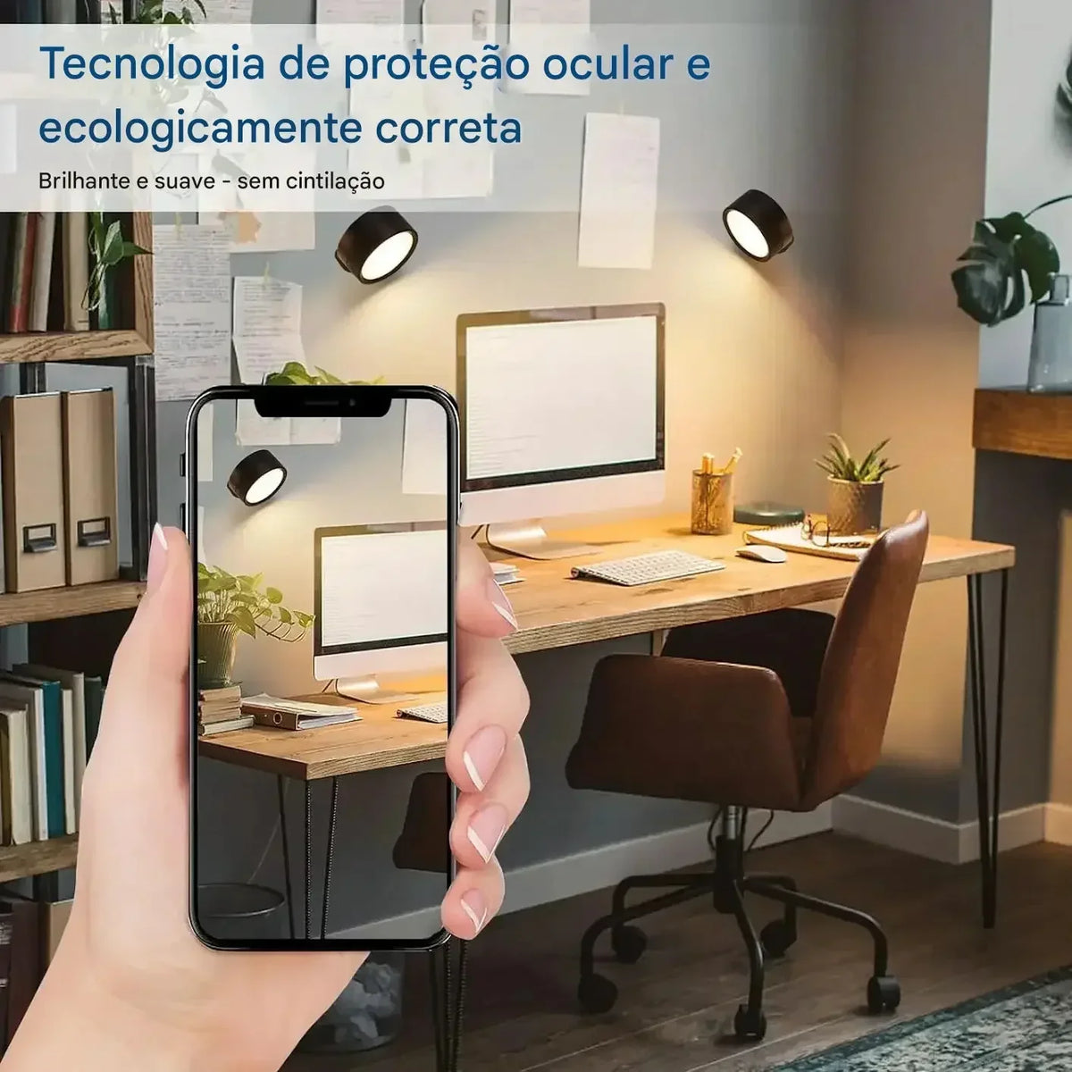 Modern Wireless LED Wall Lamp