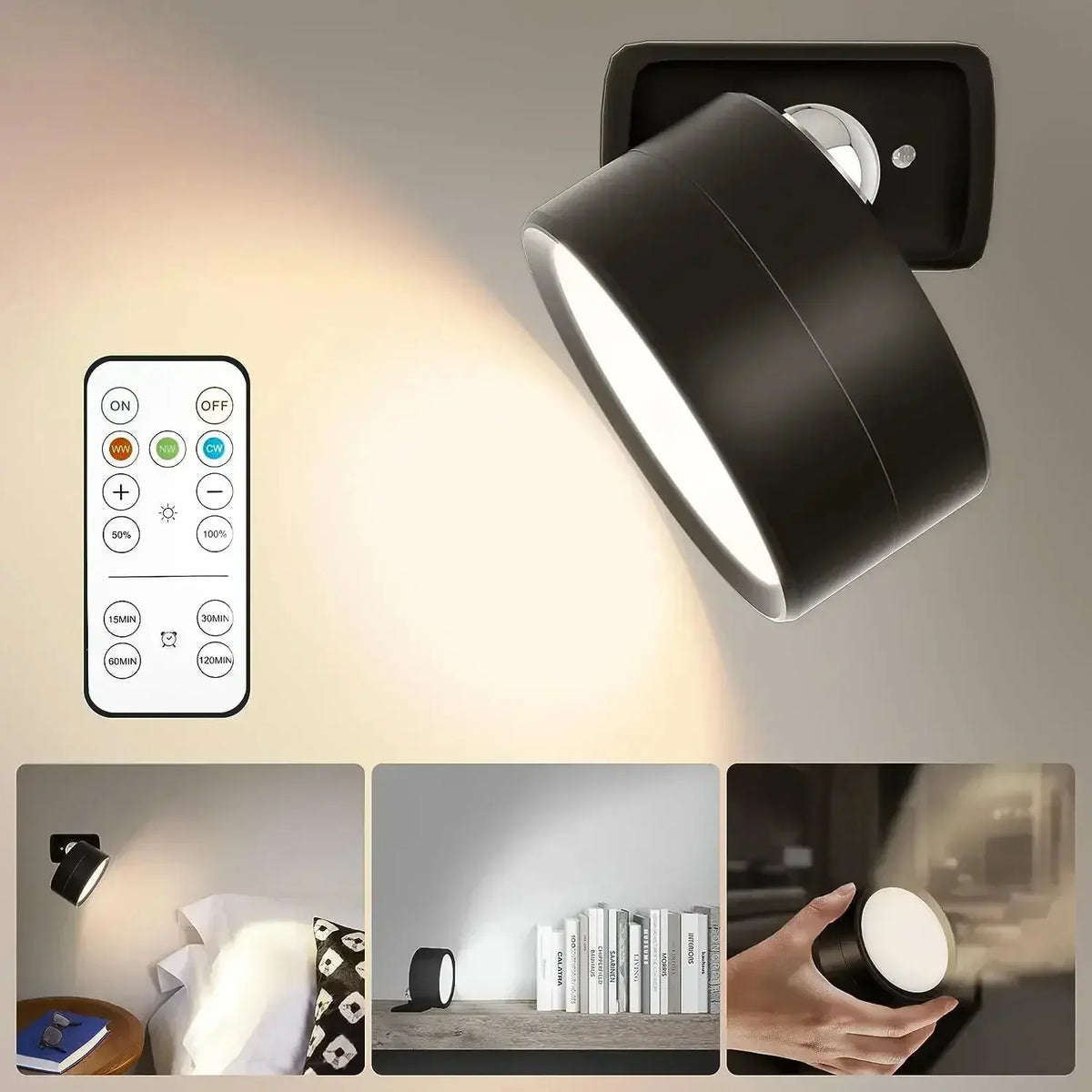 Modern Wireless LED Wall Lamp