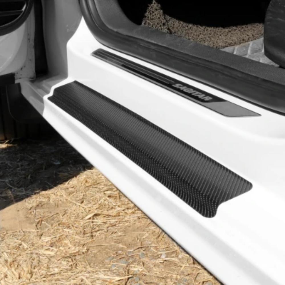 Car Door Sill Carbon Sticker Kit