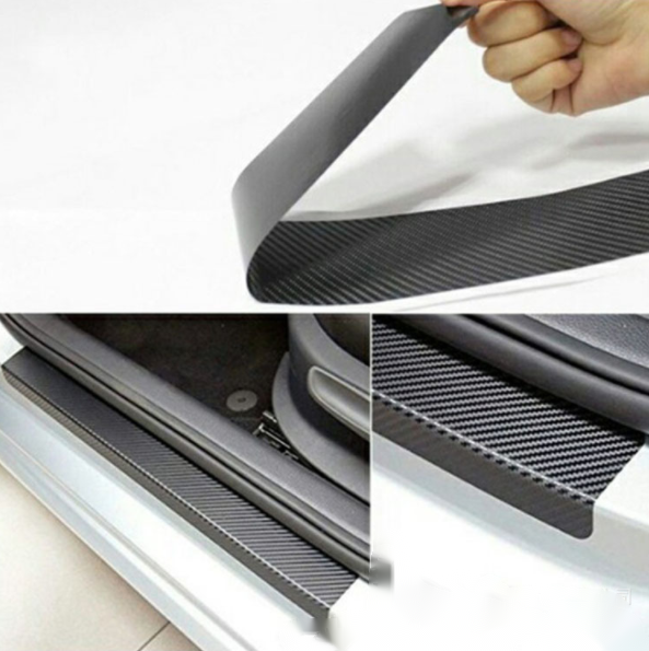 Car Door Sill Carbon Sticker Kit