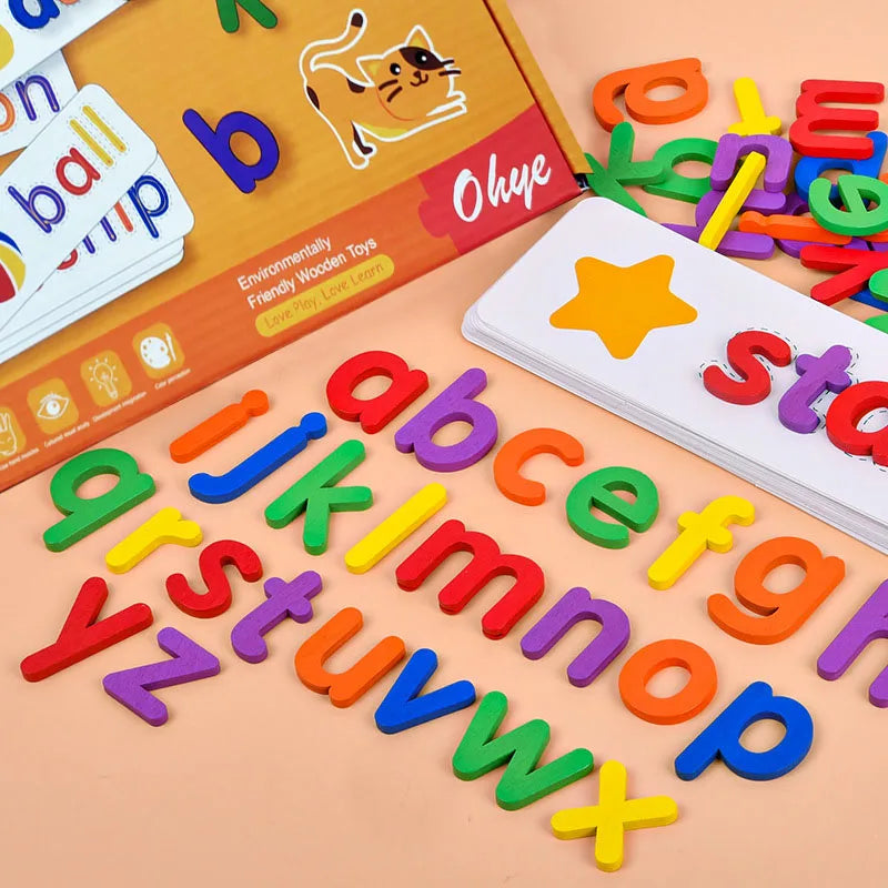 Montessori Game to Learn English Spelling