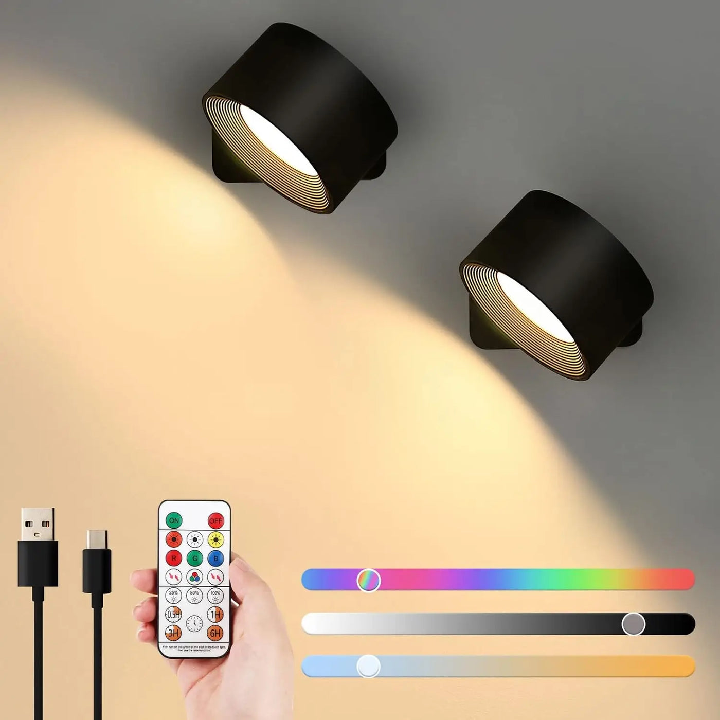 Modern Wireless LED Wall Light