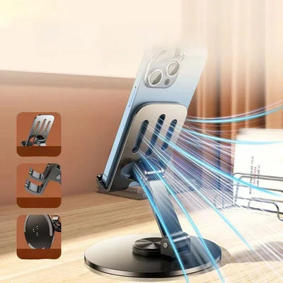 Rotating Metal Cell Phone and Tablet Holder