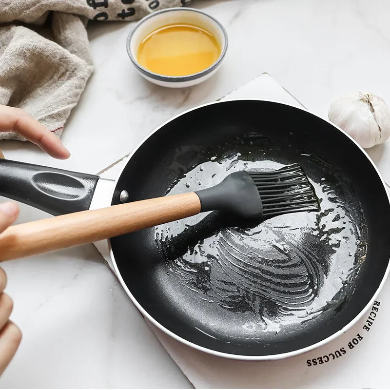 Kit 12 Non-Stick Silicone Utensils