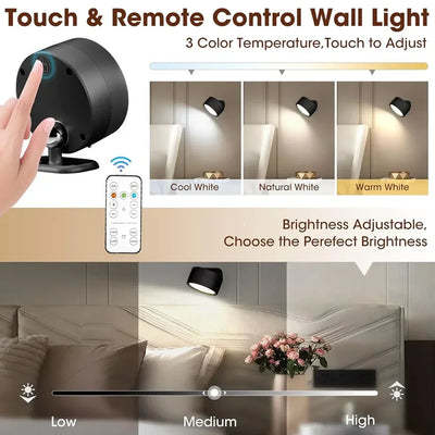 Modern Wireless LED Wall Light