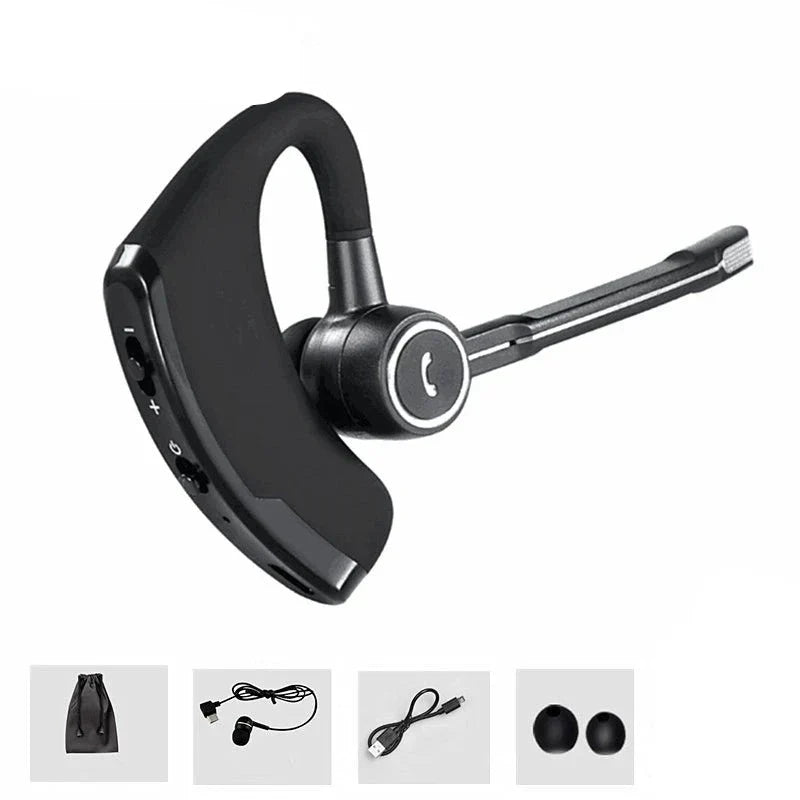 Bluetooth Headset with 360° Microphone for Cell Phone