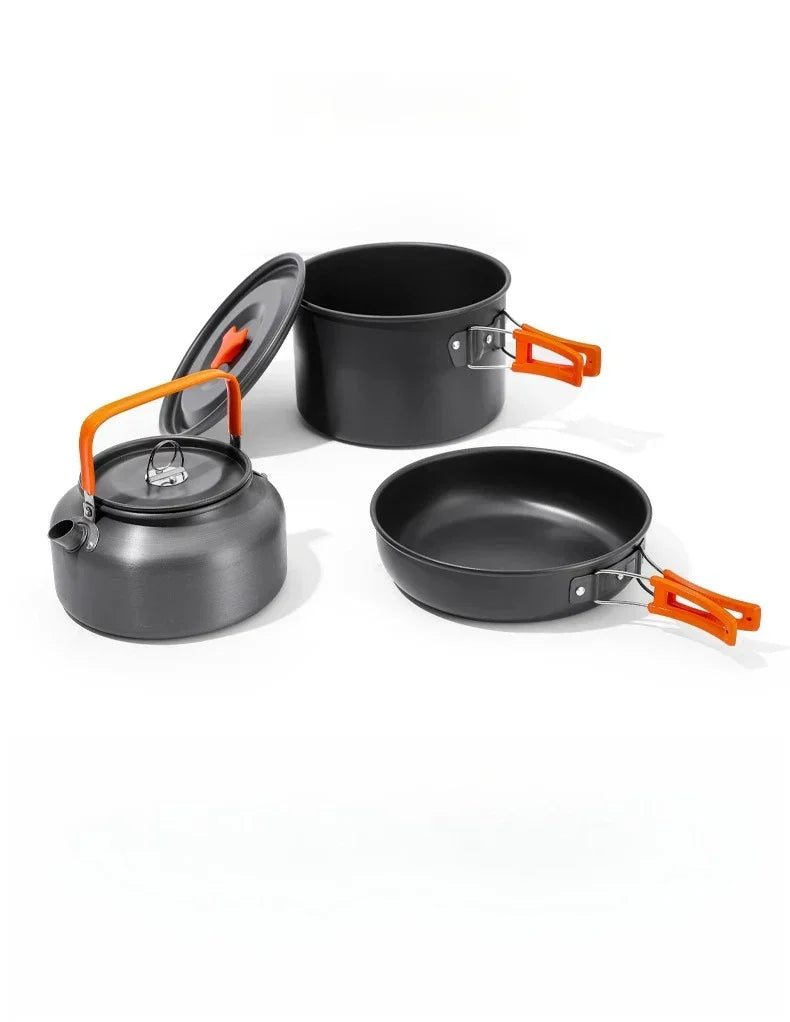 Portable Cookware Set for Outdoor Activities