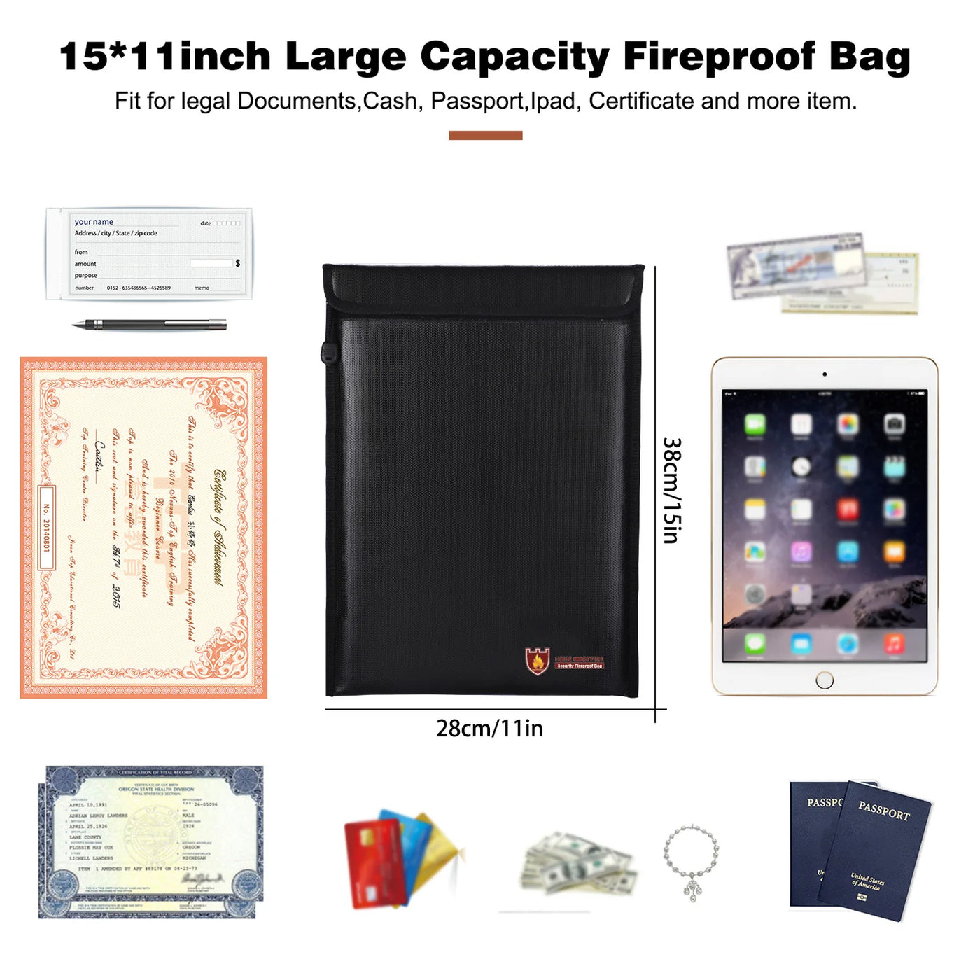 Fireproof Document Folder
