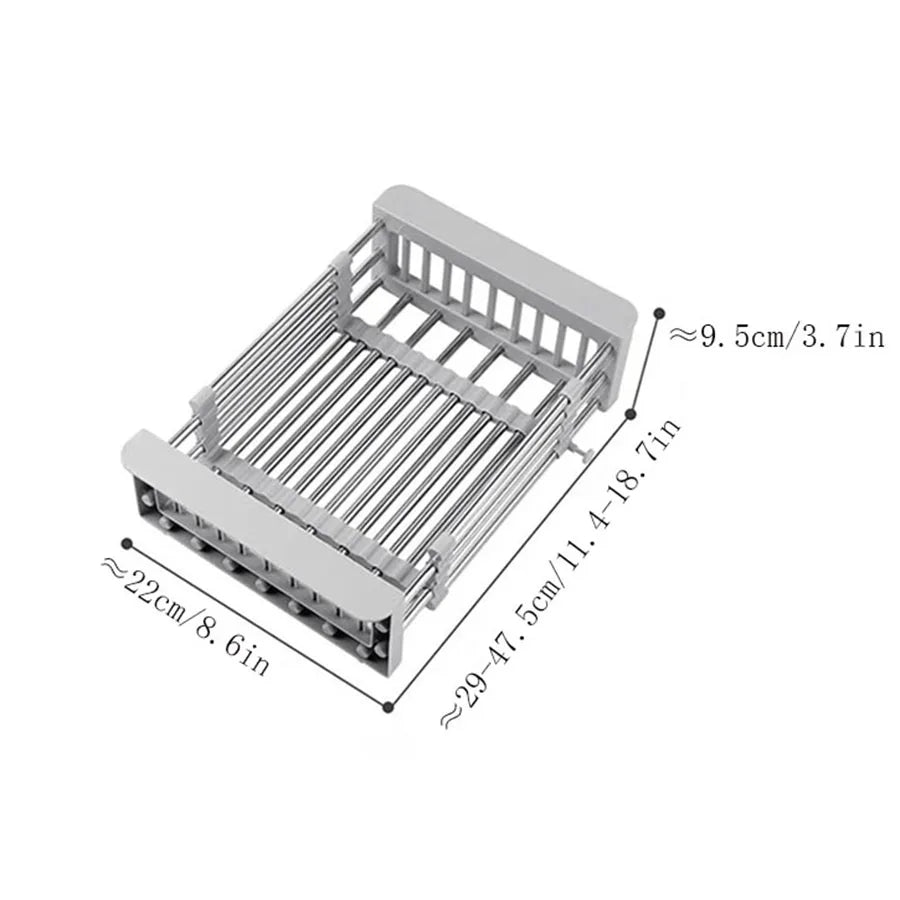 Stainless Steel Retractable Drainer