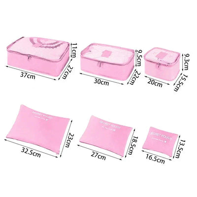 Travel Luggage Organizer Kit