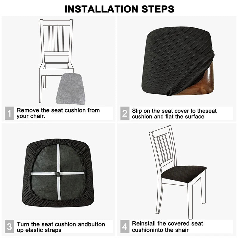 Wool Chair Cover Set