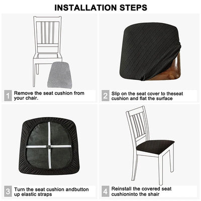 Wool Chair Cover Set