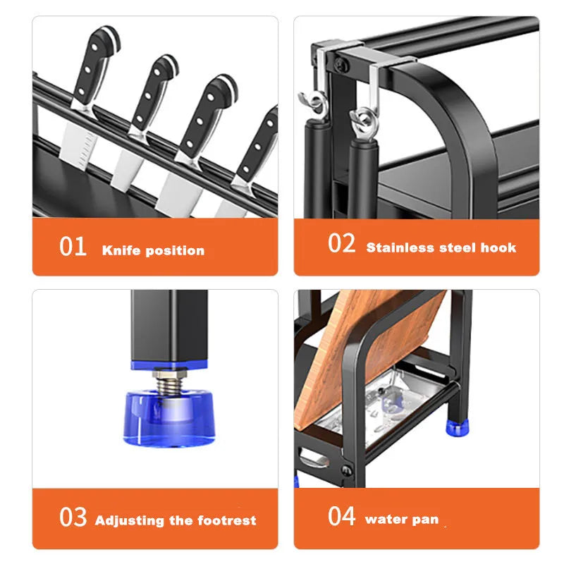 Stainless Steel Kitchen Shelf