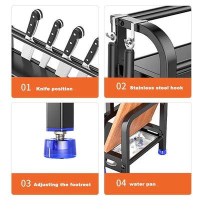 Stainless Steel Kitchen Shelf