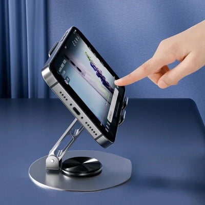 Rotating Metal Cell Phone and Tablet Holder