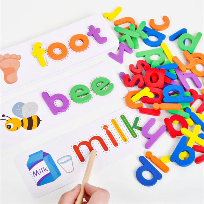 Montessori Game to Learn English Spelling