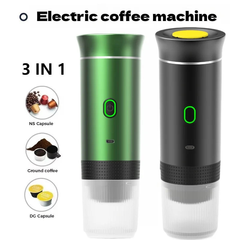 3 in 1 Portable Electric Coffee Maker