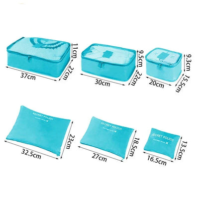 Travel Luggage Organizer Kit