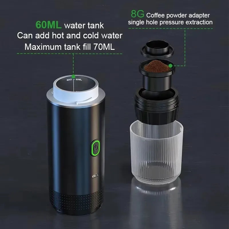 3 in 1 Portable Electric Coffee Maker