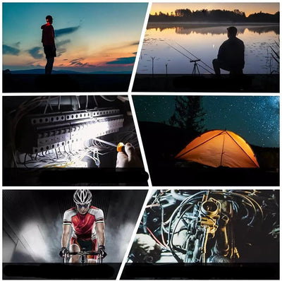 LED Mini Cob Chain Keychain