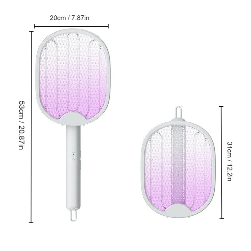 Mosquito Killer Racket with Attractive Ions