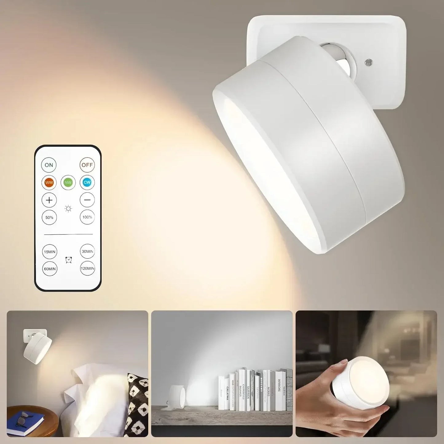 Modern Wireless LED Wall Light