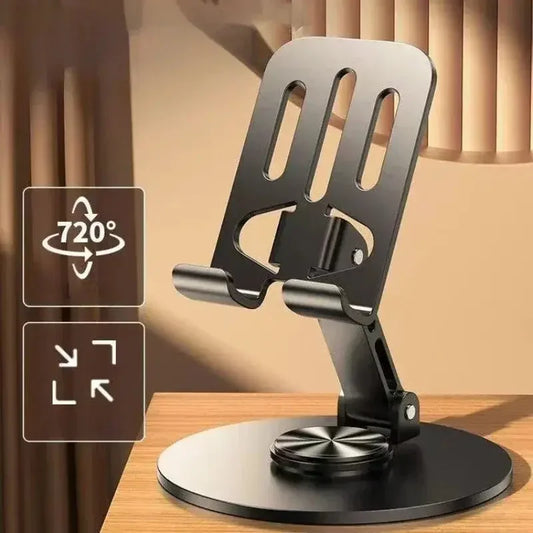 Rotating Metal Stand for Mobile Phones and Tablets