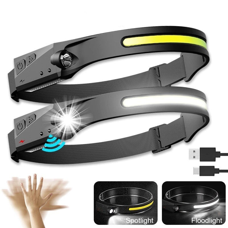 USB Rechargeable Headlamp - Buy 2 Get 3