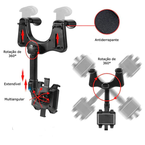 Multi-Angle Car Cell Phone Holder