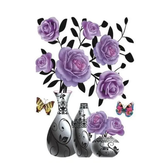 3D Flower Sticker