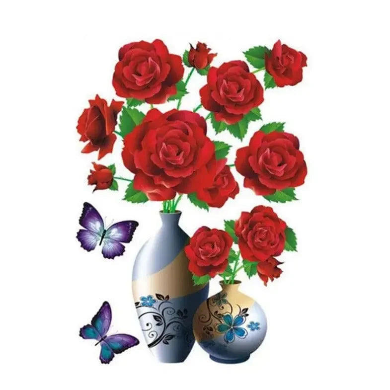 3D Flower Sticker