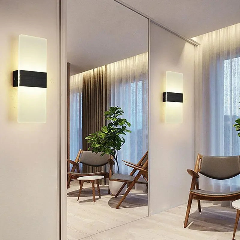 Minimalist Wall Sconce in Acrylic Modern Lighting