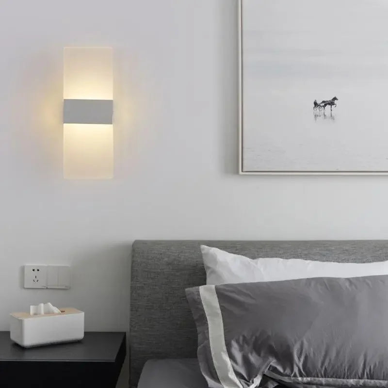 Minimalist Wall Sconce in Acrylic Modern Lighting