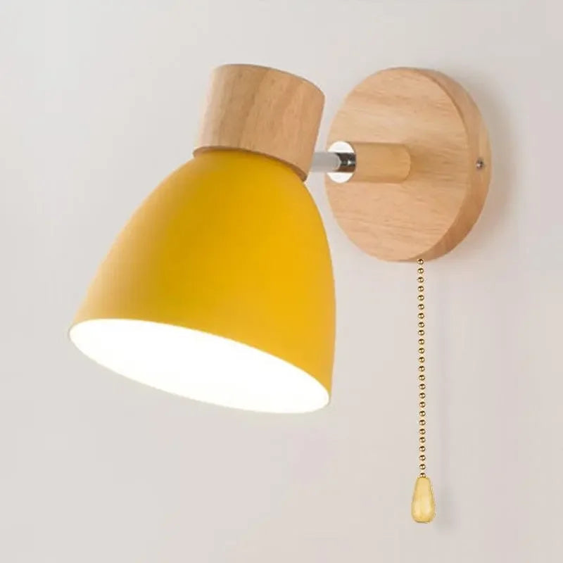 Wooden Wall Light