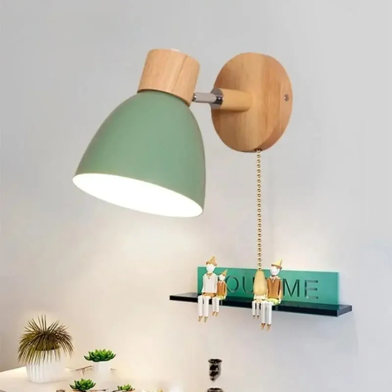 Wooden Wall Light