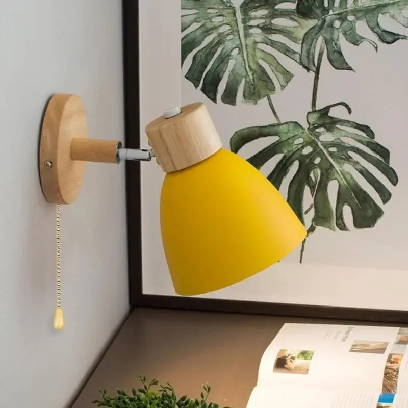 Wooden Wall Light
