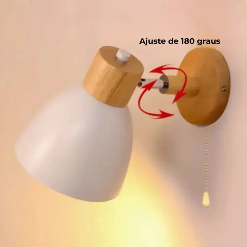 Wooden Wall Light