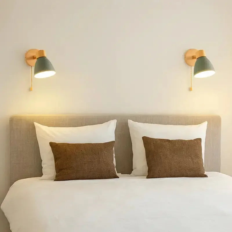 Wooden Wall Light