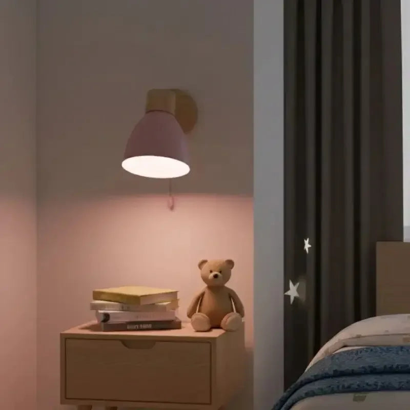 Wooden Wall Light