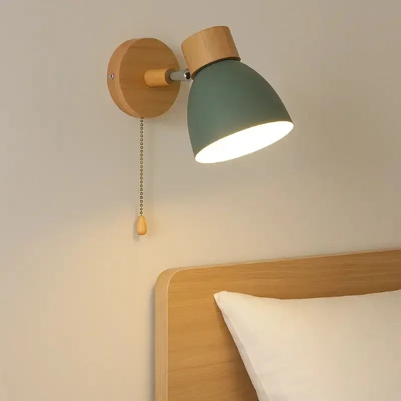 Wooden Wall Light