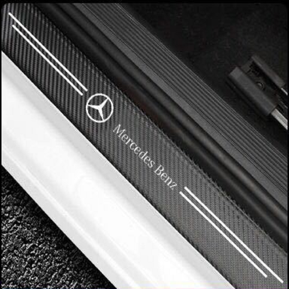 Car Door Sill Carbon Sticker Kit